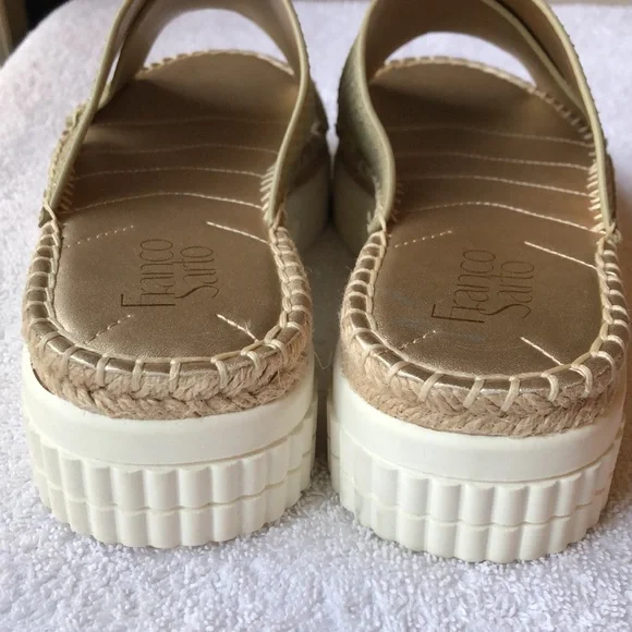 * LAST CHANCE**NWOT! Franco Sarto Platform / espadrille style sandals - Picture 5 of 9